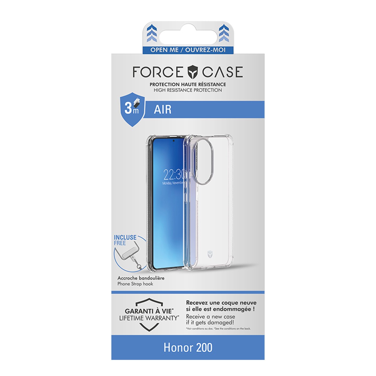 Coque Honor 200 Force Case AIR robuste silicone antichoc - 4