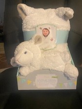 LITTLE MIRACLE 2PCS ANIMAL HUGS COLLECTION HOODED BLANKET w/PLUSH