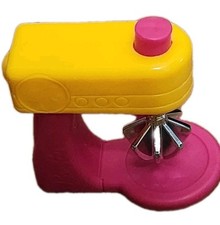 Barbie Doll Kitchen Accessories Mixer 2010 Works Push Button Mixer Spins