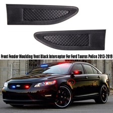 Pair Of Fender Moulding Vent Interceptor Dg1z16178c For 13-19 Ford Taurus Police