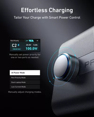 Anker Prime Charger, 250W GaN Prime USB C Charging Station, Ultra-Fast 6-Port - Picture 3 of 6