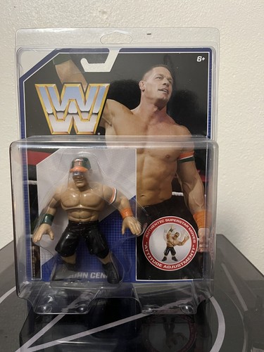 2016 WWE Mattel John Cena Retro Wrestling Figure S...