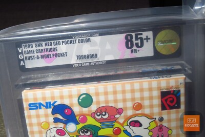 VGA GOLD 85+! - Bust-A-Move Pocket Neo Geo Pocket Color US VER