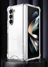 COVER PER SAMSUNG GALAXY Z FOLD 4 5 CUSTODIA TRASPARENTE angolo rinforzato