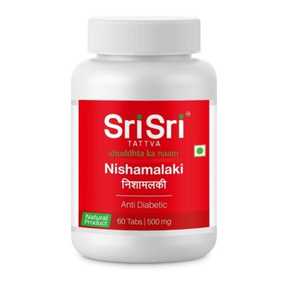 Sri Sri Tattva Nishamalaki 60 Tablets   Helps Control Blood Sugar Levels