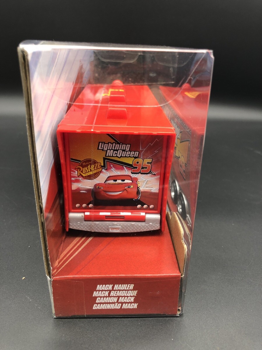 Disney Pixar Cars Mack Hauler Cars 1 Truck Trailer Rusteze Red