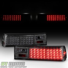 Smoked 1987-1993 Ford Mustang Full Led Tail Lights Lamps Aftermarket Leftright Smoked 1987-1993 Ford Mustang Full Led Tail Lights Lamps Aftermarket Leftright