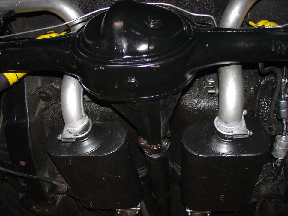 Kit de sistema de escape para Chevrolet Bel Air 1955-1957 4,3 L V8 GAS OHV Foto 4 de 4