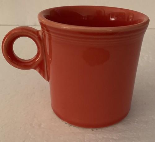 Homer Laughlin Fiesta Ware Fiestaware Flamingo Tom & Jerry Handle Mug - Picture 3 of 8