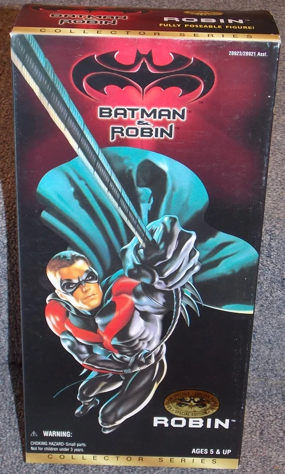 Figura de Robin Kenner Batman & Robin 1997 vintage de 12 pulgadas nueva en caja Foto 2 de 4