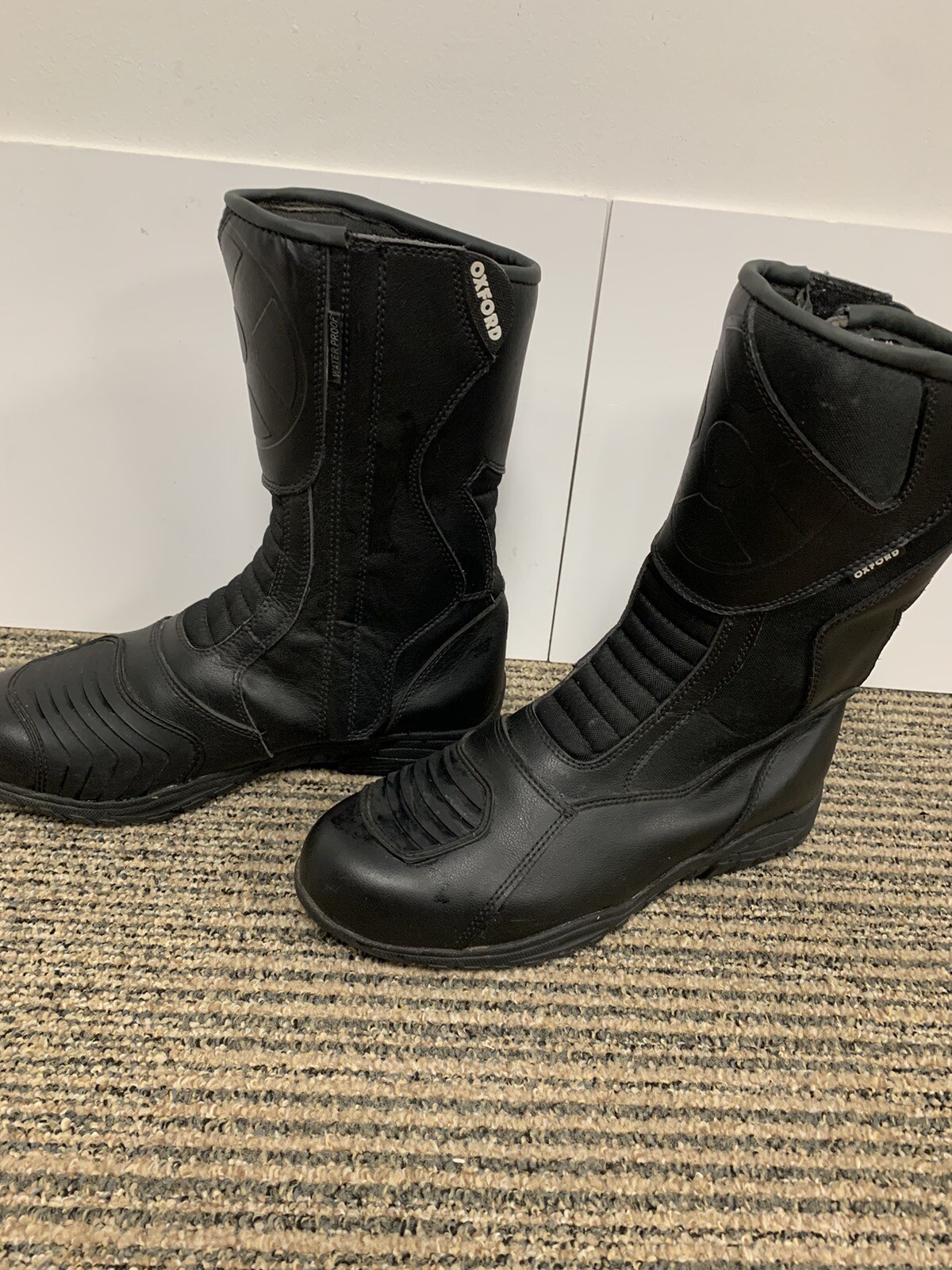Oxford waterproof motorcycle boots Size UK10/euro44 eBay