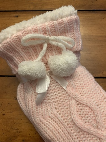 Womens Cozy and Warm Blushed Pink Slipper Socks Size O/S *Brand New* - Picture 4 of 7