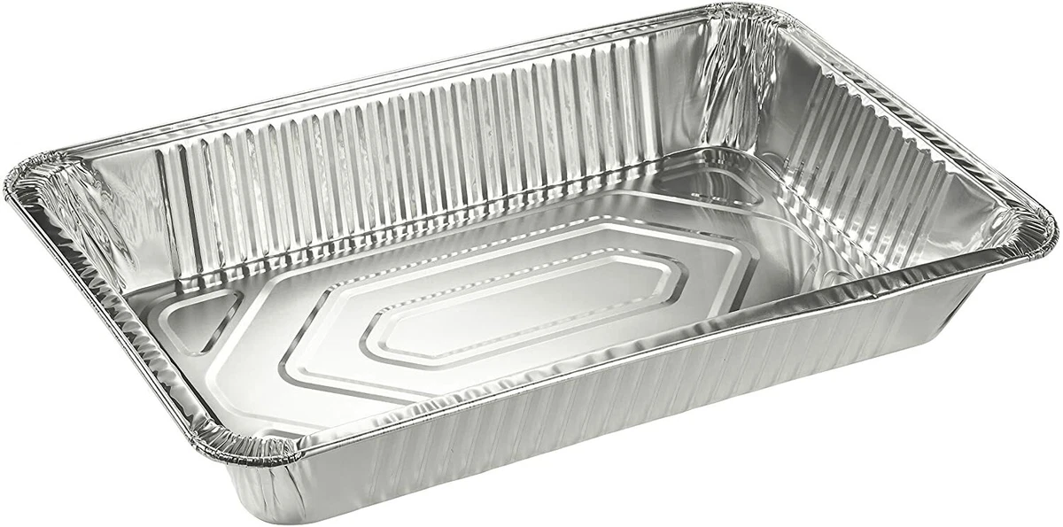 Durable Disposable Aluminum Foil Steam Roaster Pans, Full Size