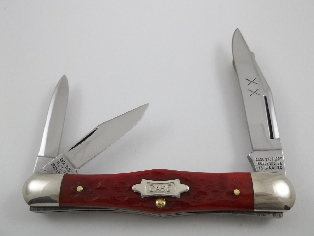 Case Brothers Classic Bradford PA 19USA92 63083 Red Whittler Knife