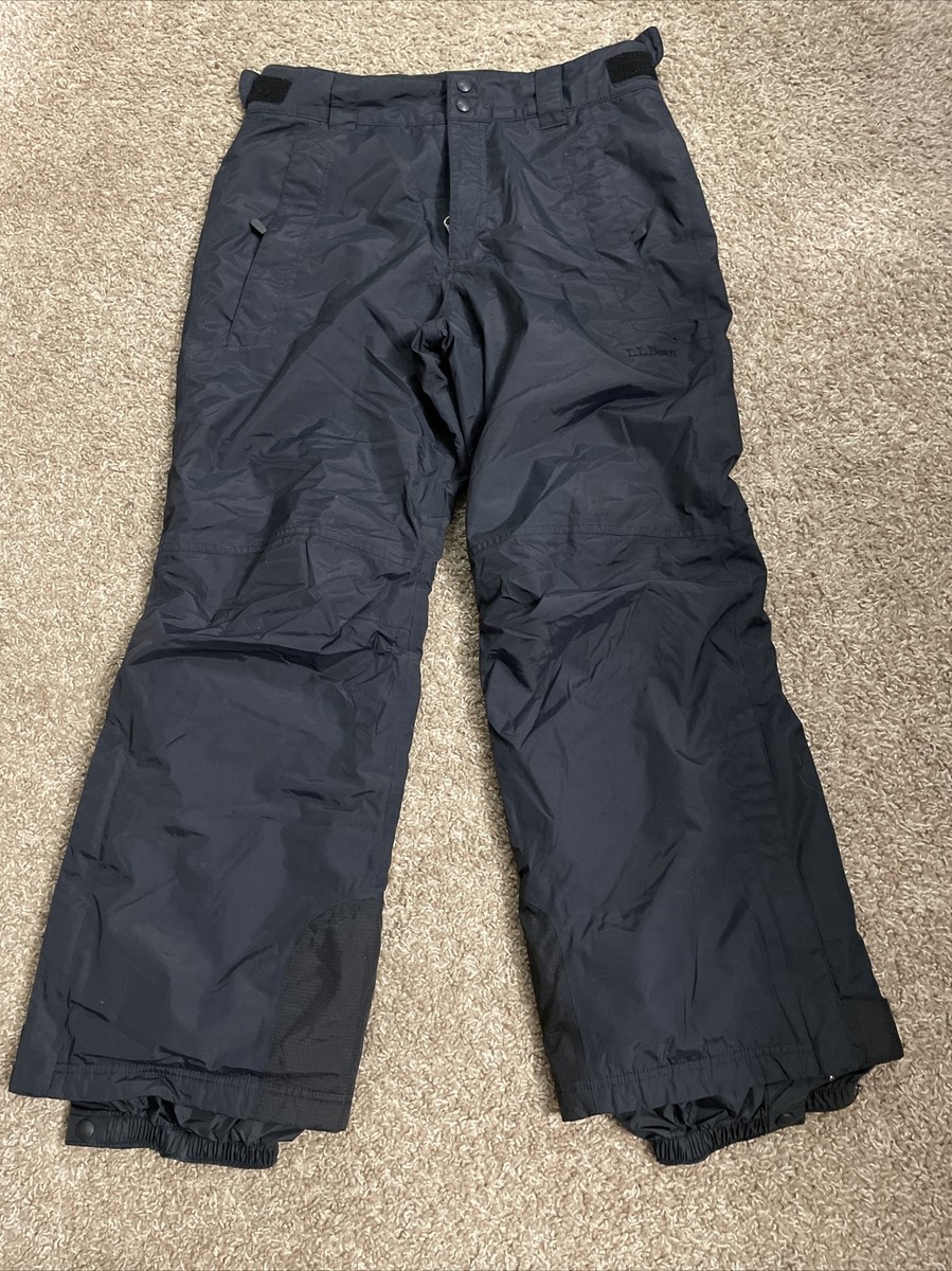 Ll Bean Insulated Waterproof Snow Pants Bean Black Insulated