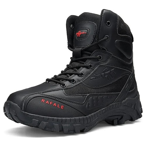 Men's Hiking Boots Military Tactical Combat Boots Motorcycle Ankle Boots - Picture 23 of 29
