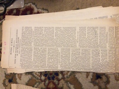A2v Ephemera 1956 Article Buying A Bull