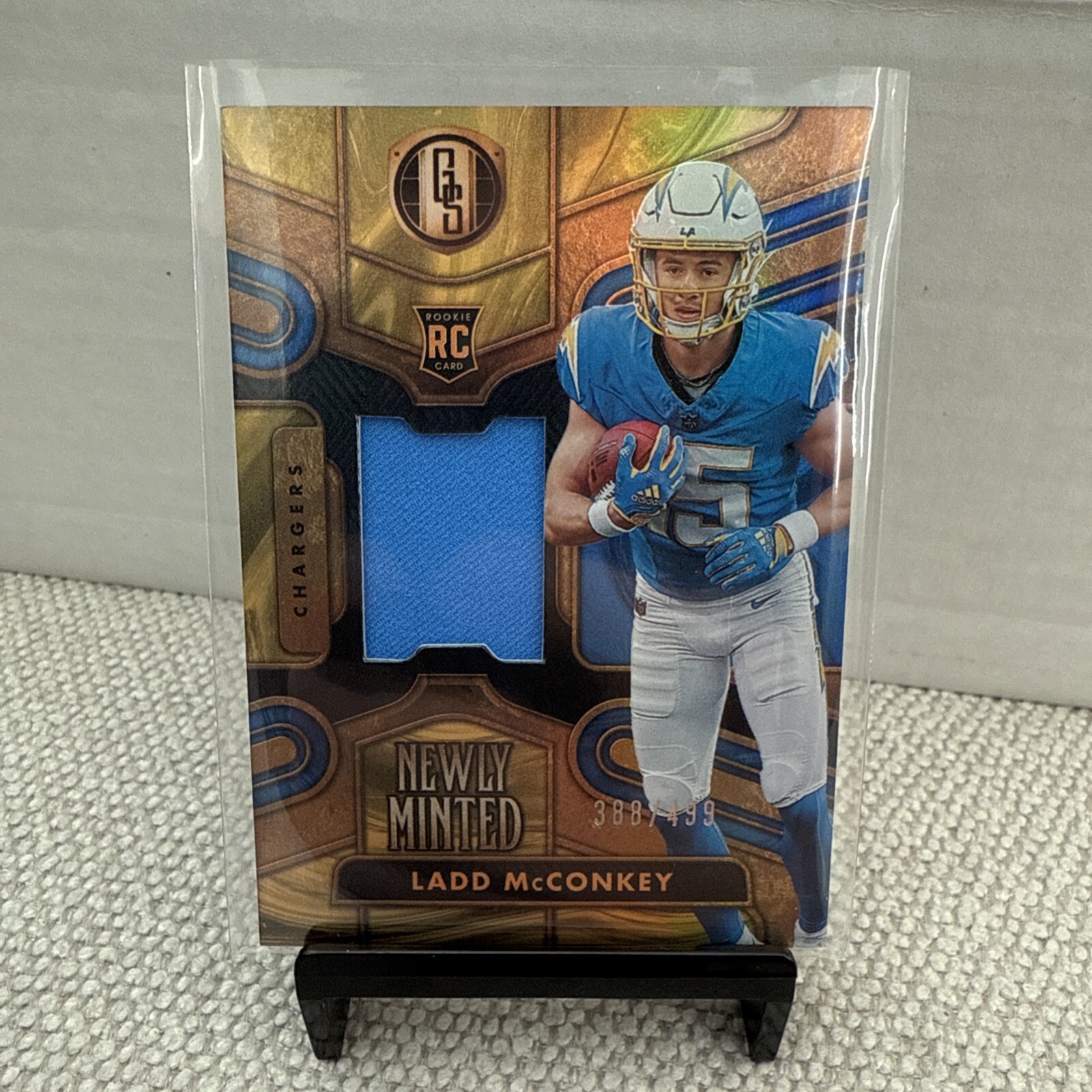 2024 Panini Gold Standard Newly Minted Memorabilia Ladd McConkey /499