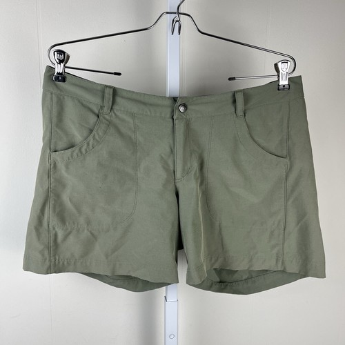 Patagonia Happy Hike Shorts Womens 12 Olive Green Outdoors Hiking