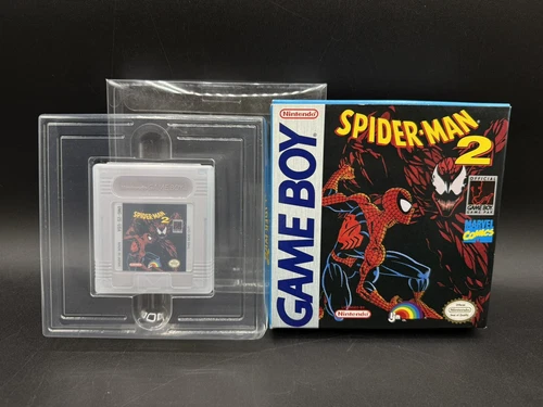 Spider-Man 2 Game Boy 1992 LJN Marvel - NO MANUALS / MINT Box & Cartridge ONLY