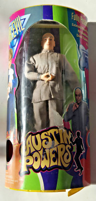 Dr Evil Austin Powers Fully Poseable Action Figure NIB