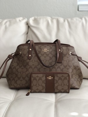 drawstring carryall in signature canvas