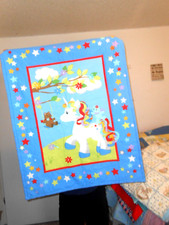 Unicorn  Friends Baby Quilt