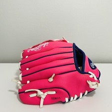 Rawlings Player Series PL90PPW 9  Youth/Kid Tee Ball Glove PINK Right Hand Throw
