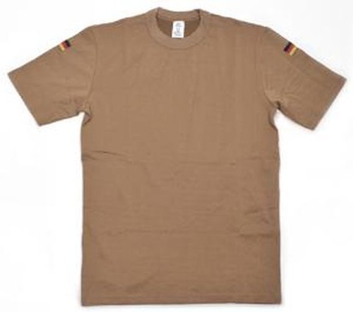 Original Bundeswehr Tropen Unterhemd Tropenhemd o. Klett Shirt kurzarm oliv neu