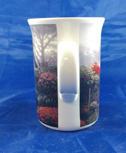 Thomas Kinkade Lilac Cottage Heat Changing Mug 4 1/4" - Picture 4 of 5