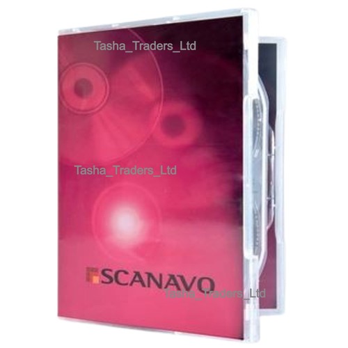 50 x Scanavo 14mm Holds 5 Disc Super Clear Transparent Overlap High Quality New - Afbeelding 12 van 24