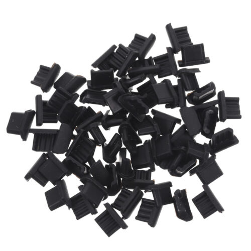 4 Pack Mobile Dust Plugs Charging Port Protector Silicone Stopper - Photo 5 sur 12