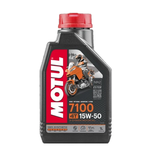 Motoröl MOTUL 7100 4T 15W50 100% Kunststoff Ester Jaso MA2