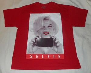 red marilyn monroe shirt