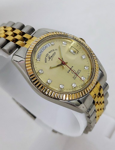 Vintage Genuine West End Watch Co. Sowar Prima DD 25-Jewels Swiss Wristwatch - Picture 4 of 9