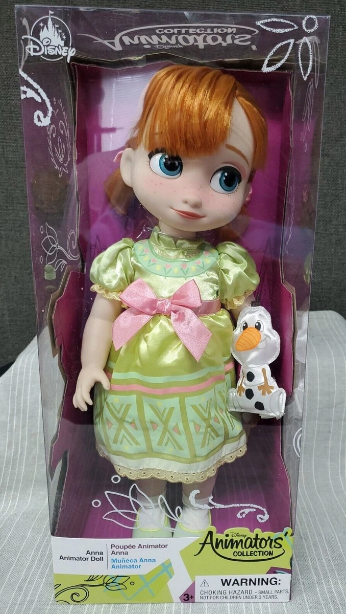 Disney Frozen Anna Animator 16 Doll w/ Olaf~ NEW!