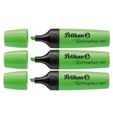 [814096-3] Pelikan Lot de 3 Surligneurs Textmarker 490 Pointe biseautée 1 - 5...