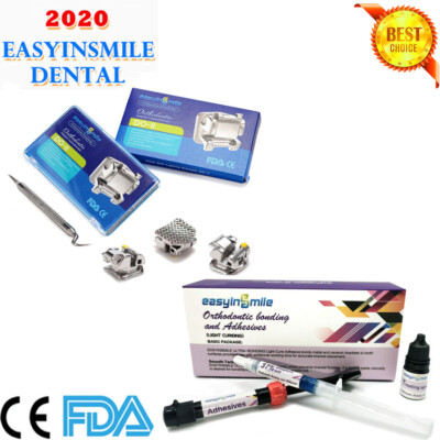 Dental Self ligating Bracket Braces Roth MBT/ Ortho Bonding Light Cure Adhesive