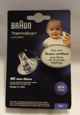 Braun ThermoScan Ear Lens Filters - 40 Count Box - NEW