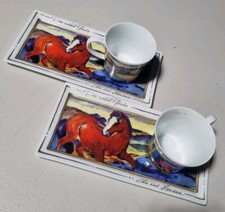 Goebel Germany collectible cup/ tray by artist Franz Marc Limited Edition 