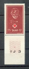 Saar 292 MASCHINENNUMMER** MNH POSTFRISCH (Z3493