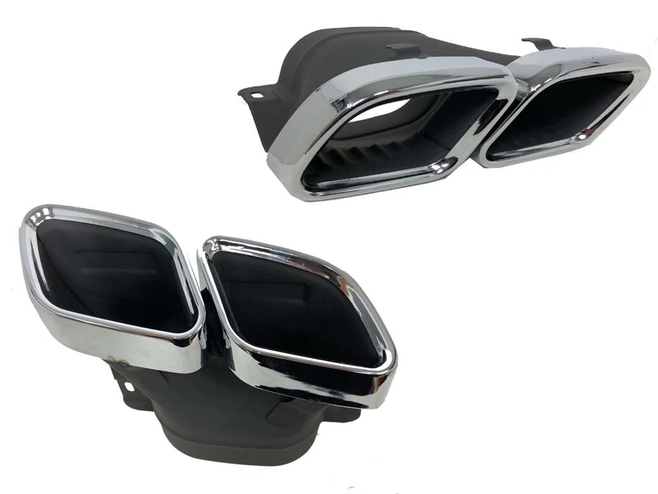 Difusor de parachoques trasero GLE 63 cupé + puntas de silenciador 2016 2017 2018 2019 GLE W292 Foto 2 de 4