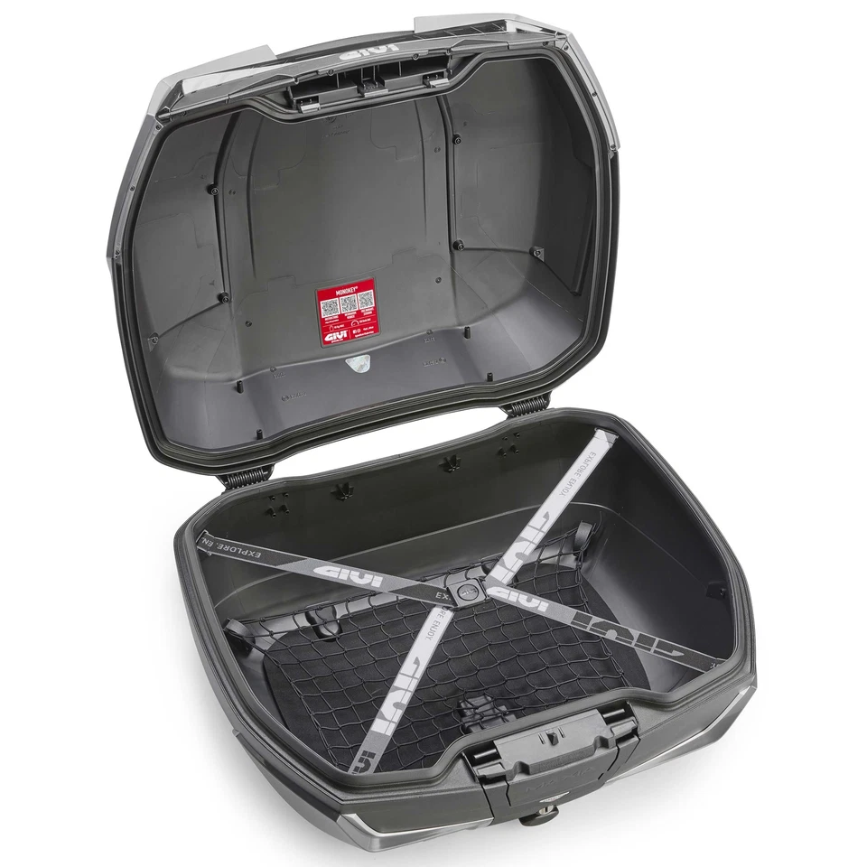 Set Coffre GIVI V58 Maxia 5 Limité Blanc pour Honda Gl Or Wing DCT 1800 201 - Photo 3/4