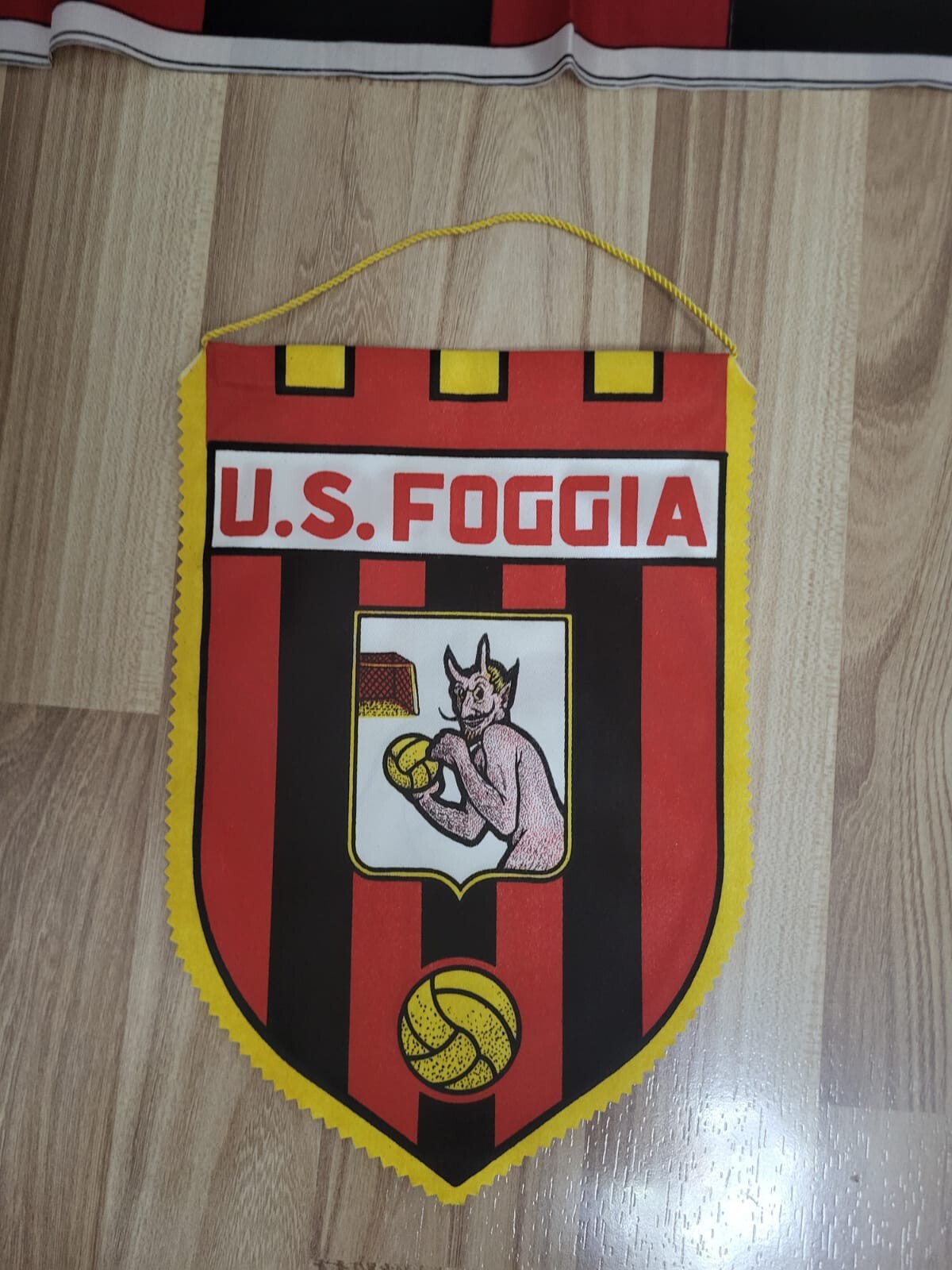 Gagliardetto Gestione Presidenza Fesce/Rosa Rosa Anni 60+ Bandiera Anni 70 Intro