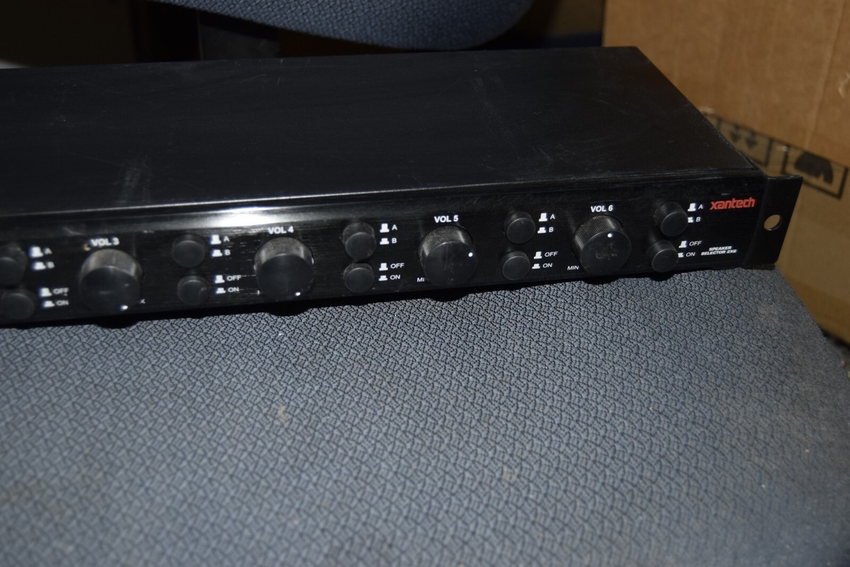 Xantech XSS26100W Two Source 6 zone Speaker Selector - Rack