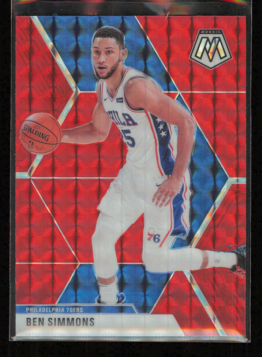 その他 Ben Simmons rc prizm mosaic Ben Simmons 2019-20 Panini Mosaic Red Mosaic Prizm #149
