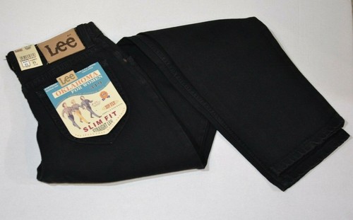 Jeans Lee Oklahoma 319.2247 nero donna Vintage vita alta, chiusura cerniera  | eBay