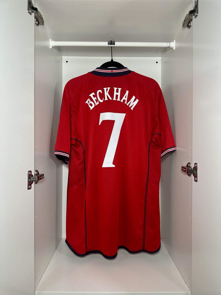 England Beckham #7 - Umbro - 2002/2003 - AWAY Reversible Kit