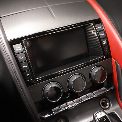 Carbon Optik Bildschirm anzeigen Rahmen Passend Für Jaguar F-TYPE 2013-2018