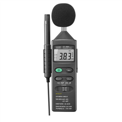   DT-8820 4 in 1 Digital Multifunction Environment Meter LCD Display    #A6-36